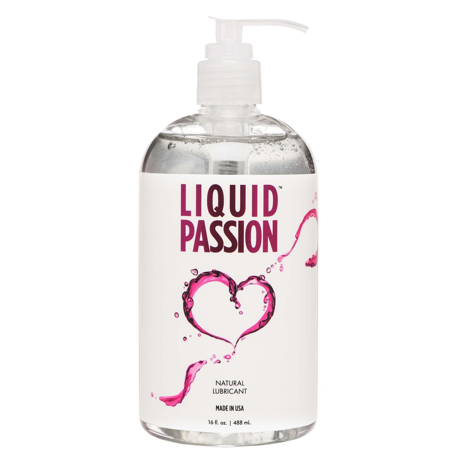 XR Brands Liquid Passion Natural Lubricant - 16oz