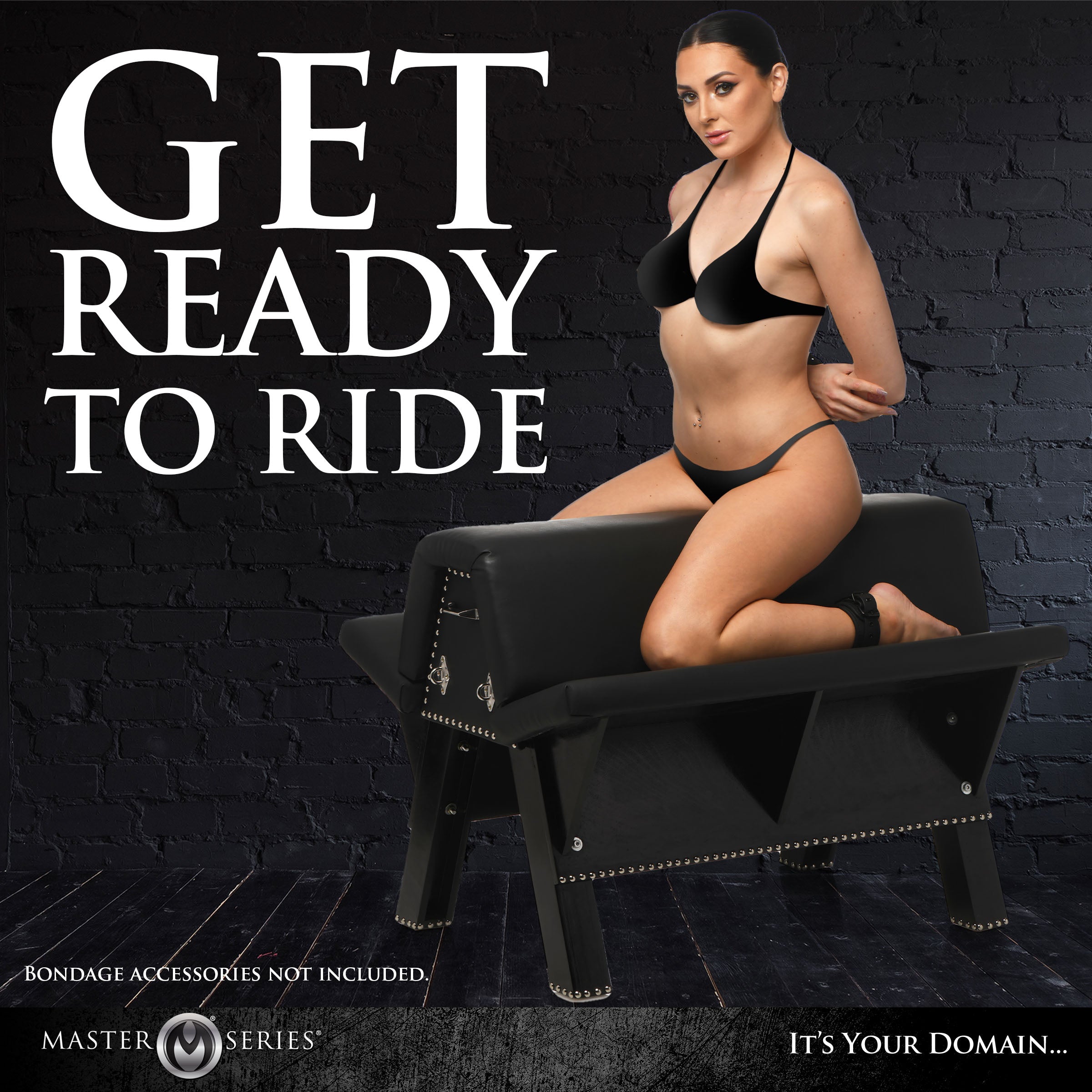 Master Series Bareback Submission Horse Black