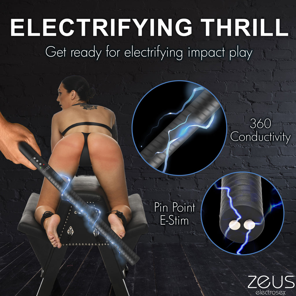 Zeus Electrosex E-stim Baton Black