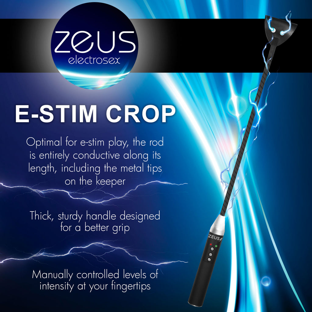 Zeus Electrosex E-stim Crop Black
