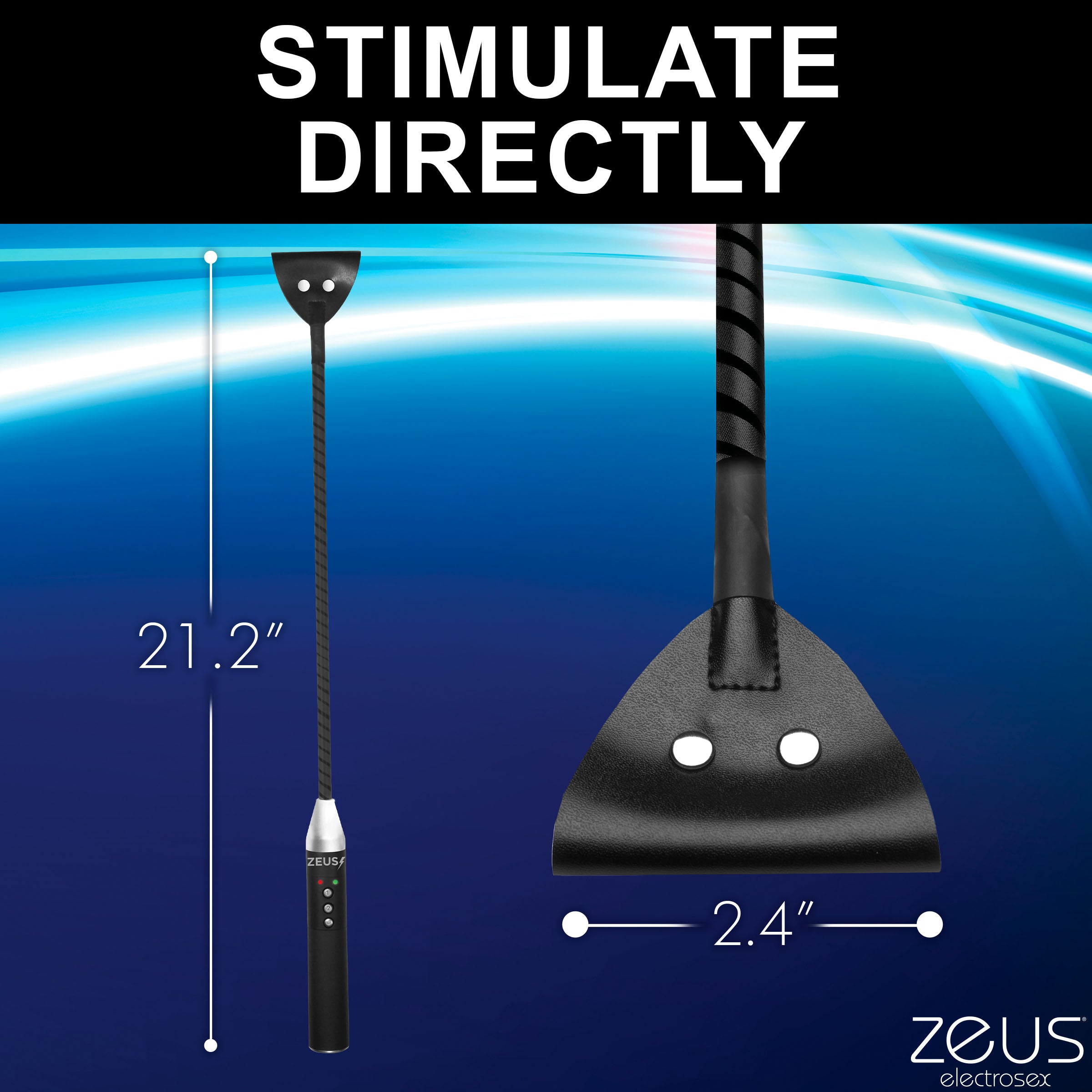 Zeus Electrosex E-stim Crop Black