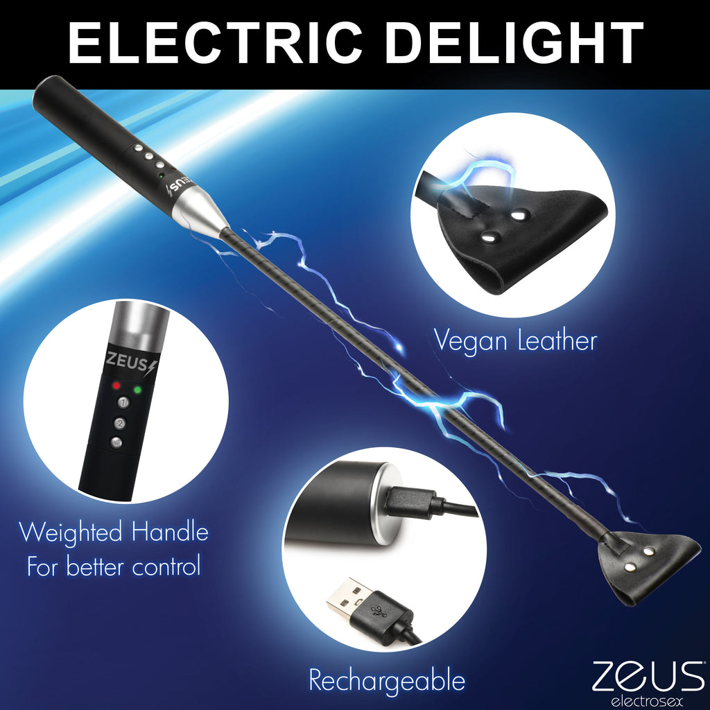 Zeus Electrosex E-stim Crop Black