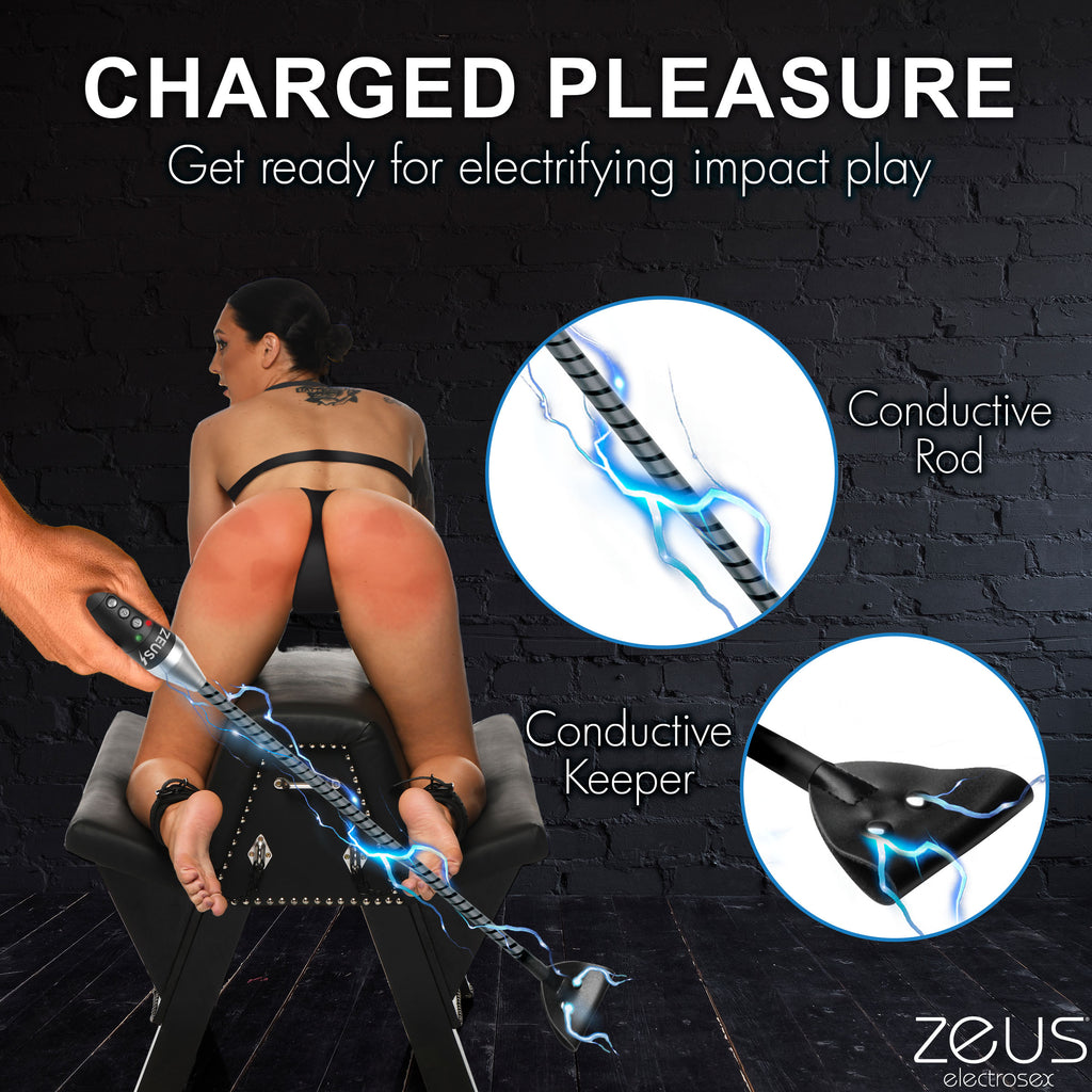 Zeus Electrosex E-stim Crop Black