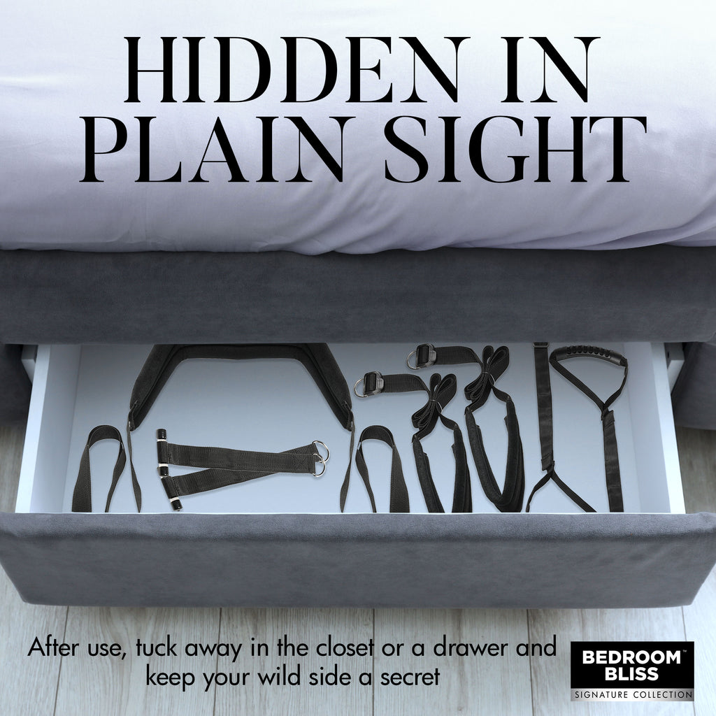 Bedroom Bliss Signature Collection Lover's Door Swing Black