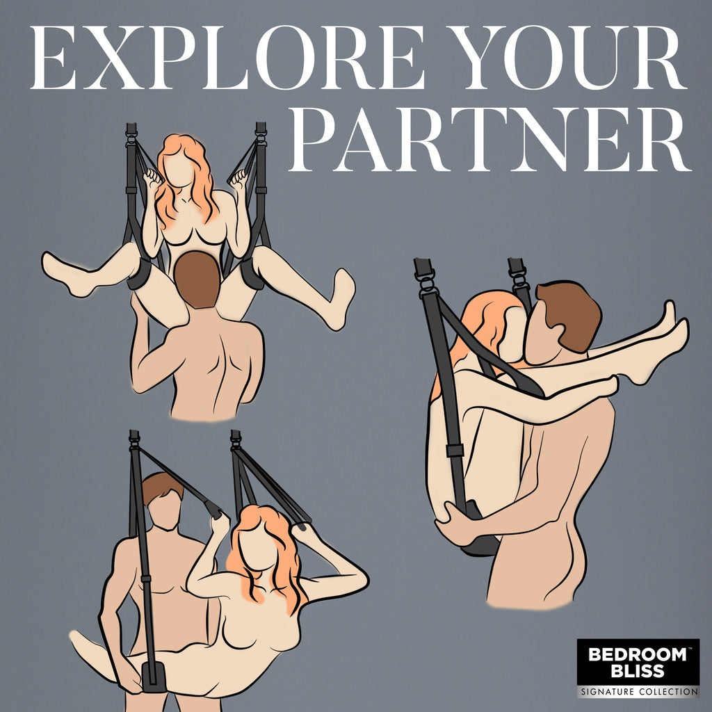 Bedroom Bliss Signature Collection Lover's Door Swing Black