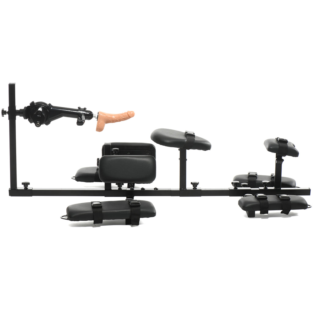 Master Series Subversion Deluxe Stockade with Sex Machine Black