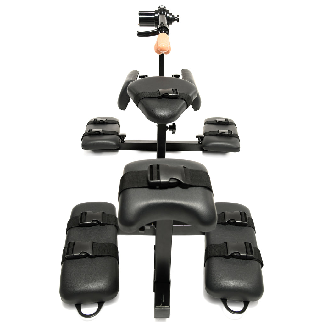 Master Series Subversion Deluxe Stockade with Sex Machine Black