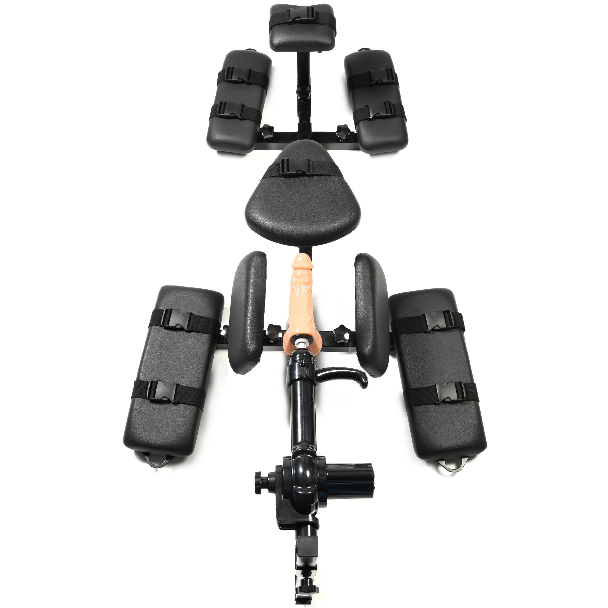 Master Series Subversion Deluxe Stockade with Sex Machine Black