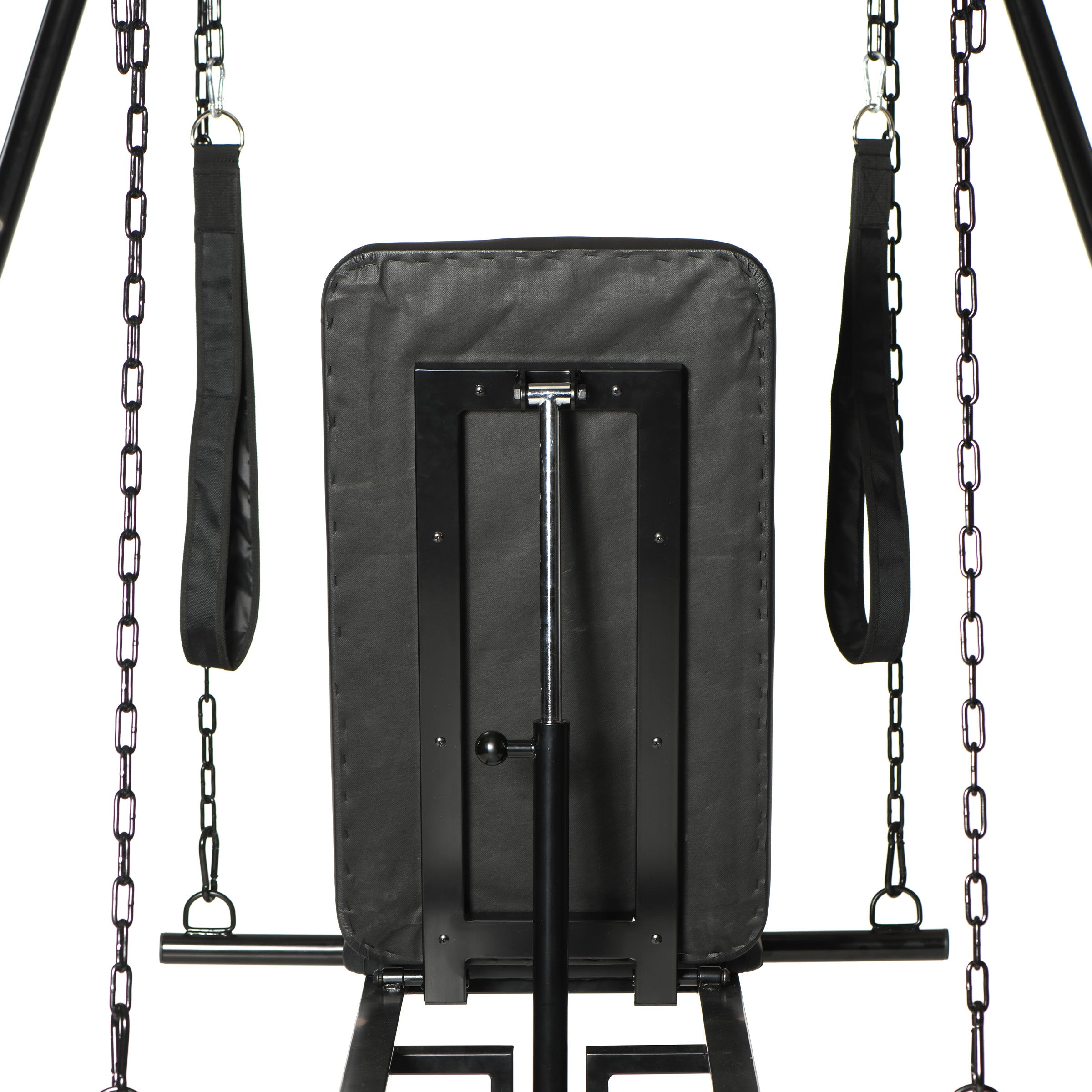 Master Series Throne Adjustable Sex Swing with Stand Black