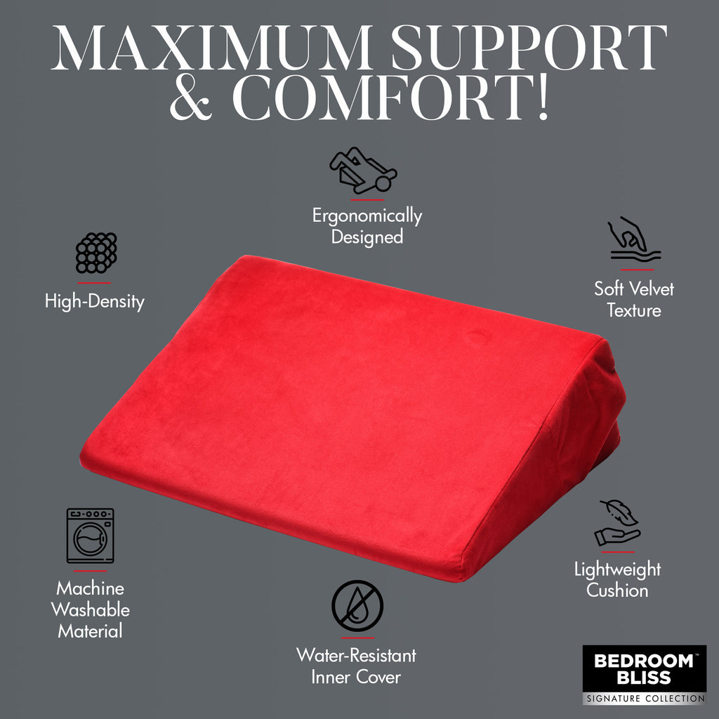 Bedroom Bliss Signature Collection Small Love Cushion Red