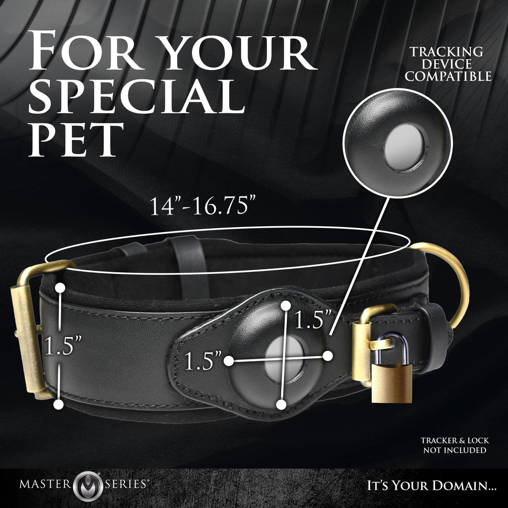 Master Series Tracer Tracking Collar Black