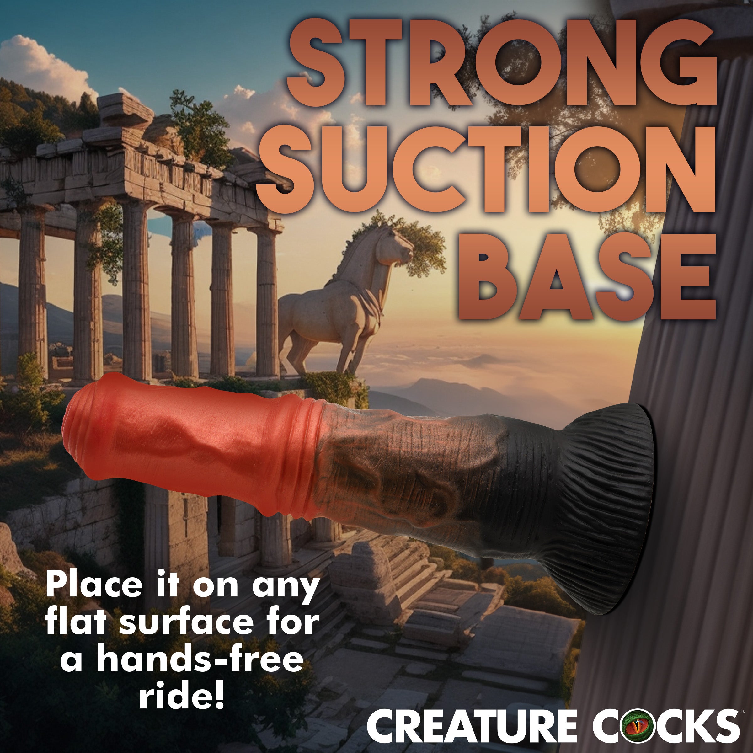 Creature Cocks Centaur Silicone Dildo Orange
