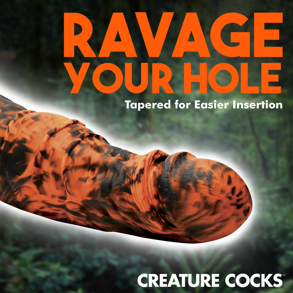 Creature Cocks Sabretooth Silicone Dildo Orange
