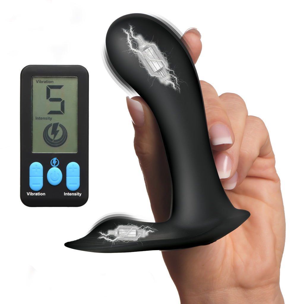 Zeus Electrosex E-Stim G-Spot Silicone Panty Vibe Black