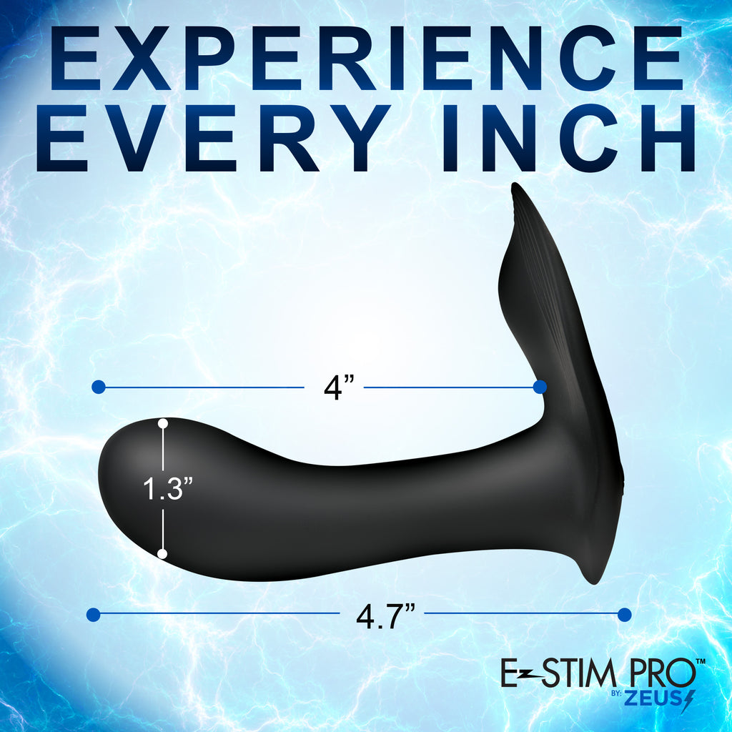 Zeus Electrosex E-Stim G-Spot Silicone Panty Vibe Black