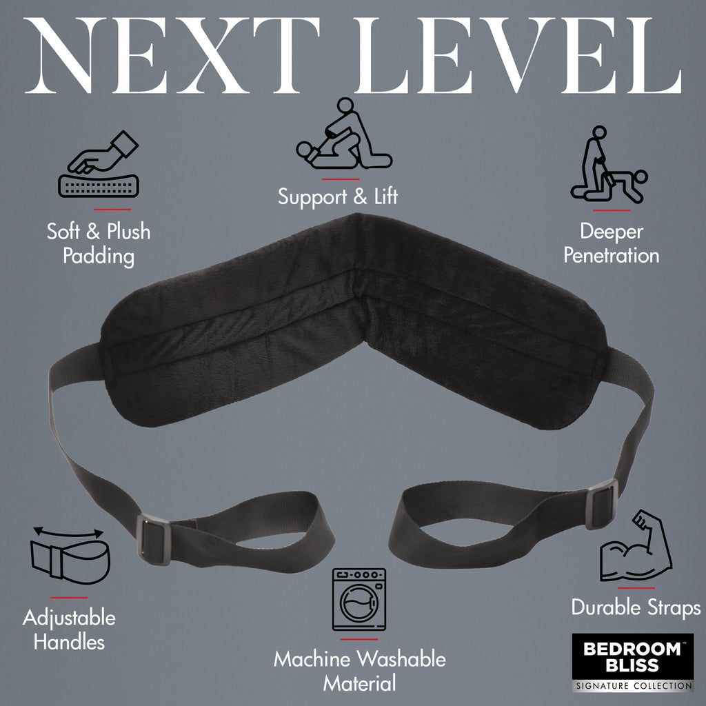 Bedroom Bliss Signature Collection Lover's Doggy Style Strap Black