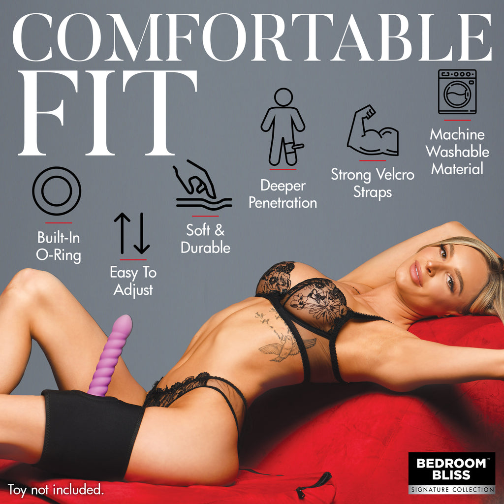 Bedroom Bliss Signature Collection Lover's Thigh Harness Black