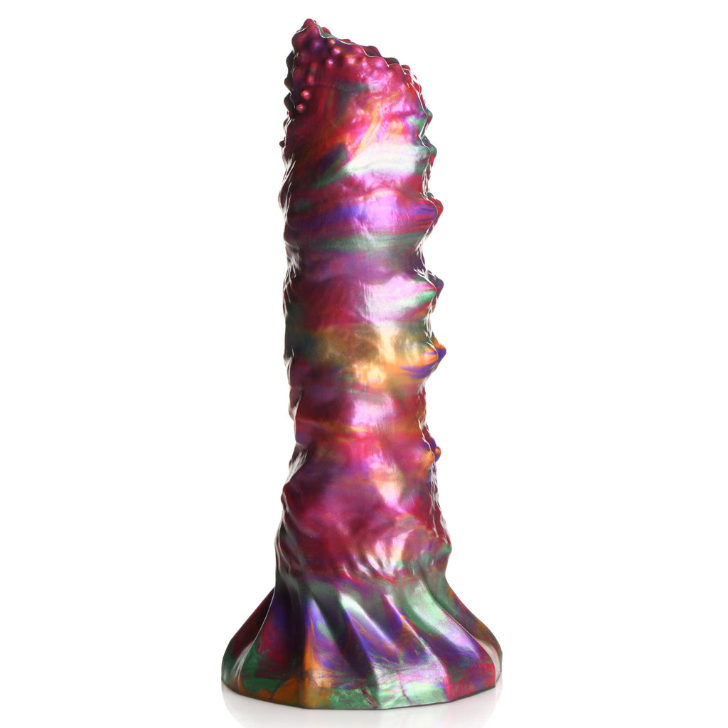 Creature Cocks Larva Silicone Ovipositor Dildo with Eggs Multi