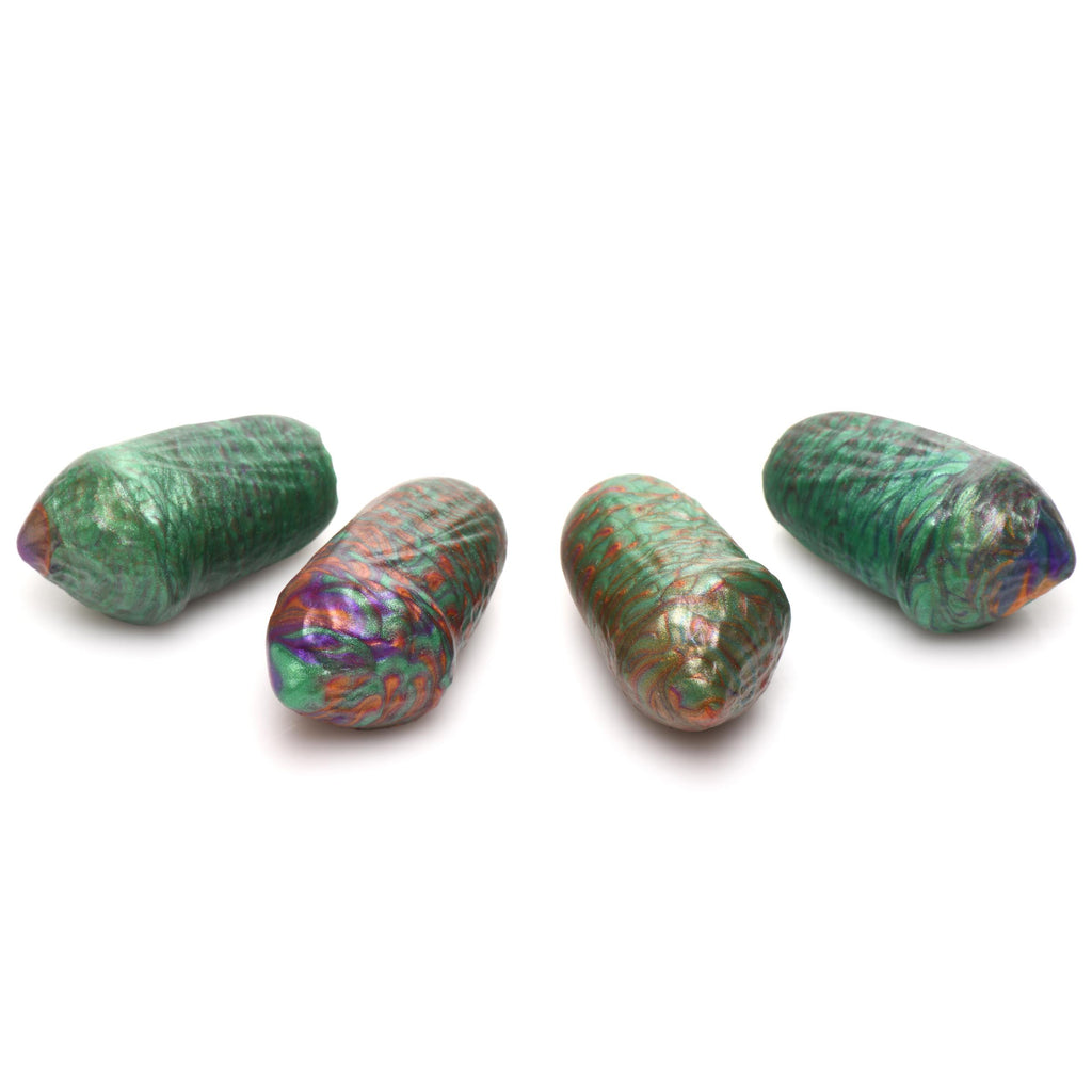 Creature Cocks Larva Silicone Ovipositor Dildo with Eggs Multi