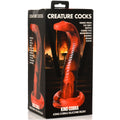 Creature Cocks King Cobra Silicone Dildo Red
