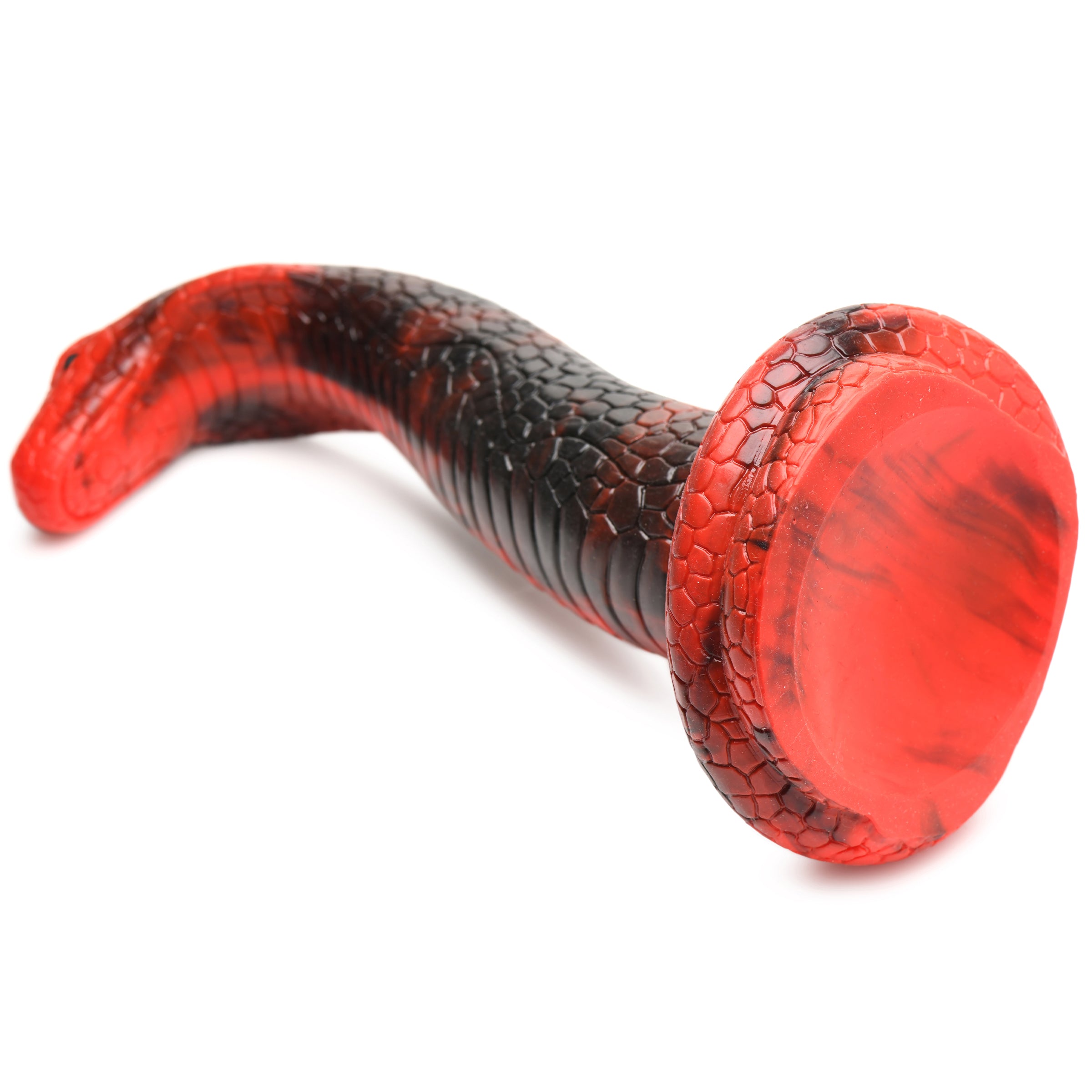 Creature Cocks King Cobra Silicone Dildo Red