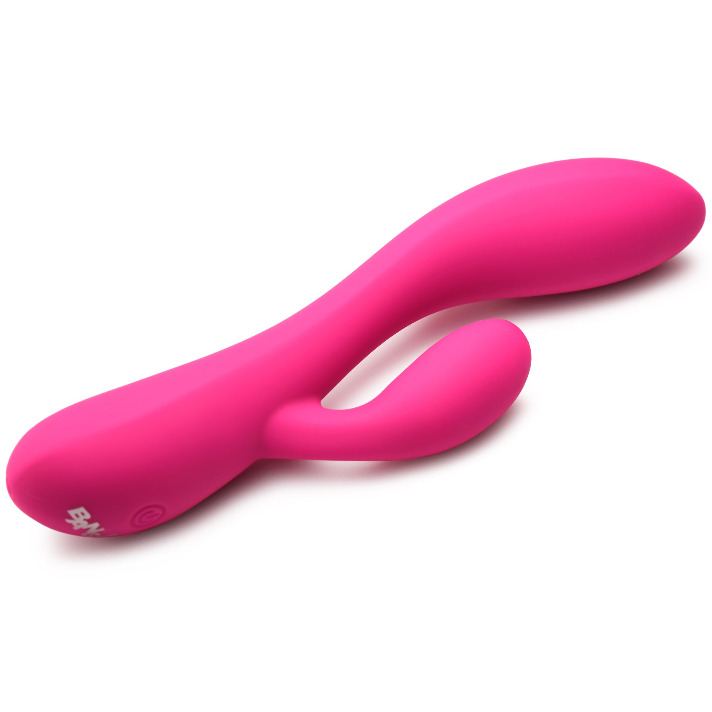 Bang! 10X Flexible Silicone Rabbit Vibrator - Pink Pink