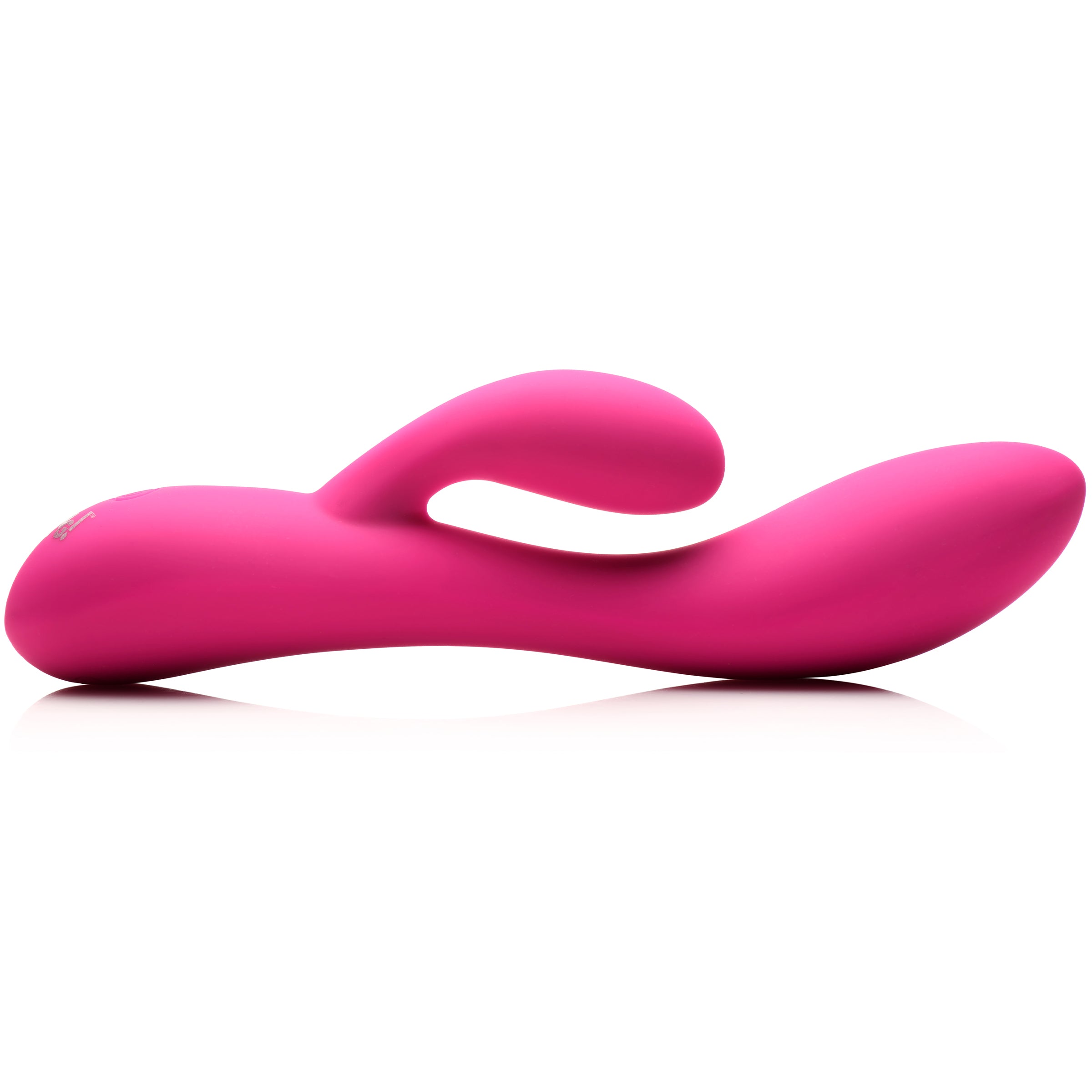 Bang! 10X Flexible Silicone Rabbit Vibrator - Pink Pink