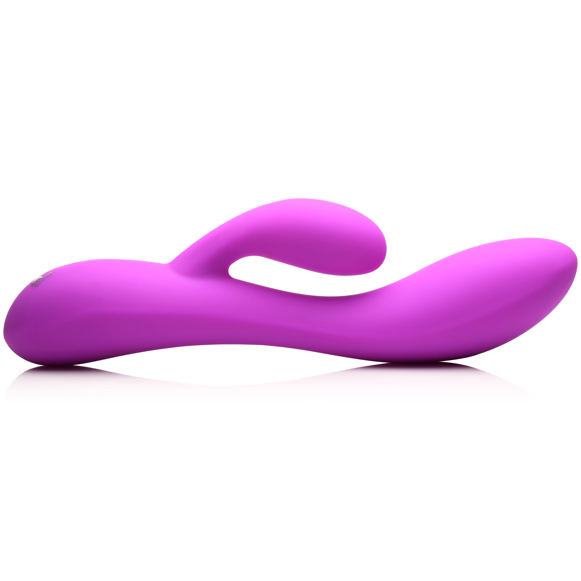 Bang! 10X Flexible Silicone Rabbit Vibrator - Pink Purple