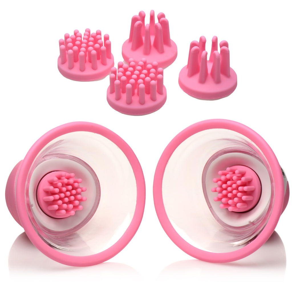 Size Matters 10X Rotating Nipple Suckers Pink