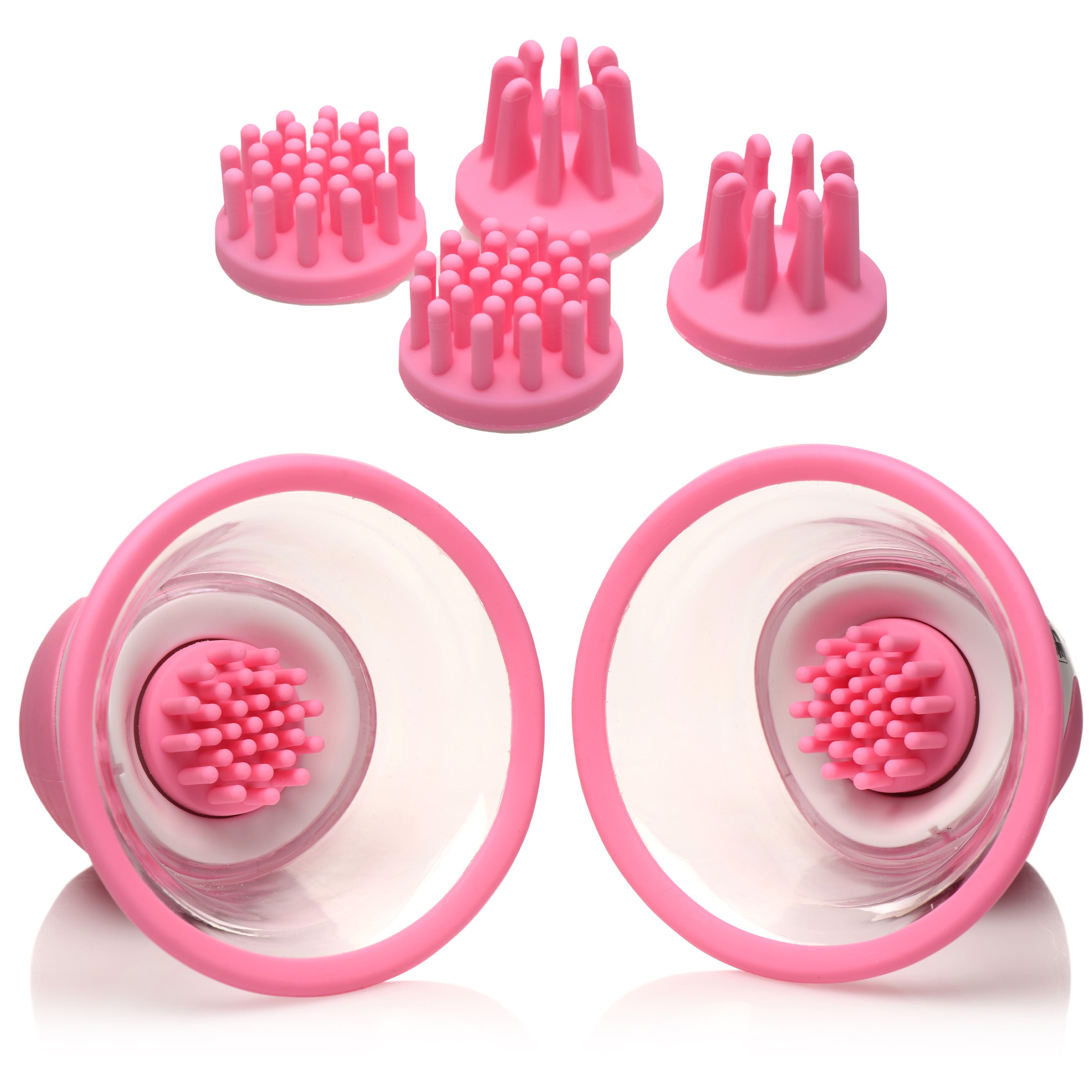 Size Matters 10X Rotating Nipple Suckers Pink