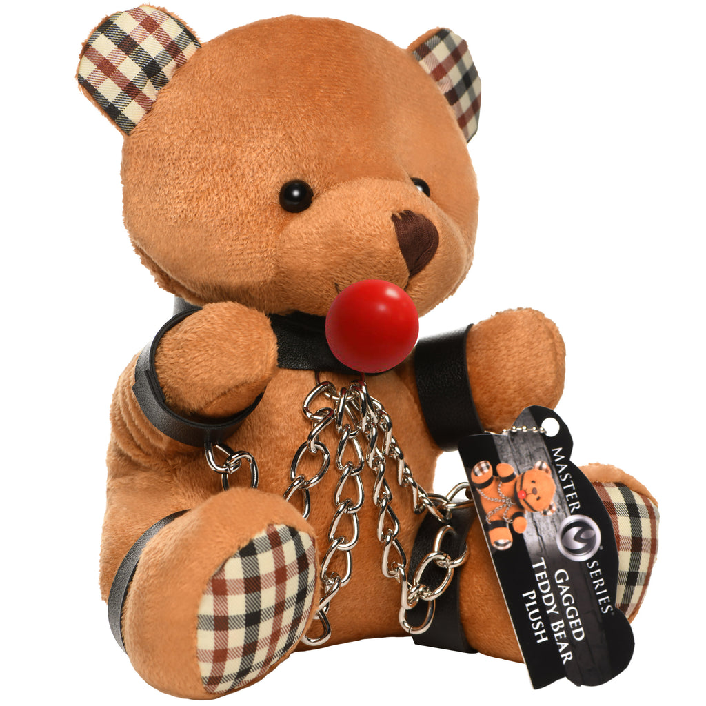 Master Series Gagged Bondage Teddy Bear Brown
