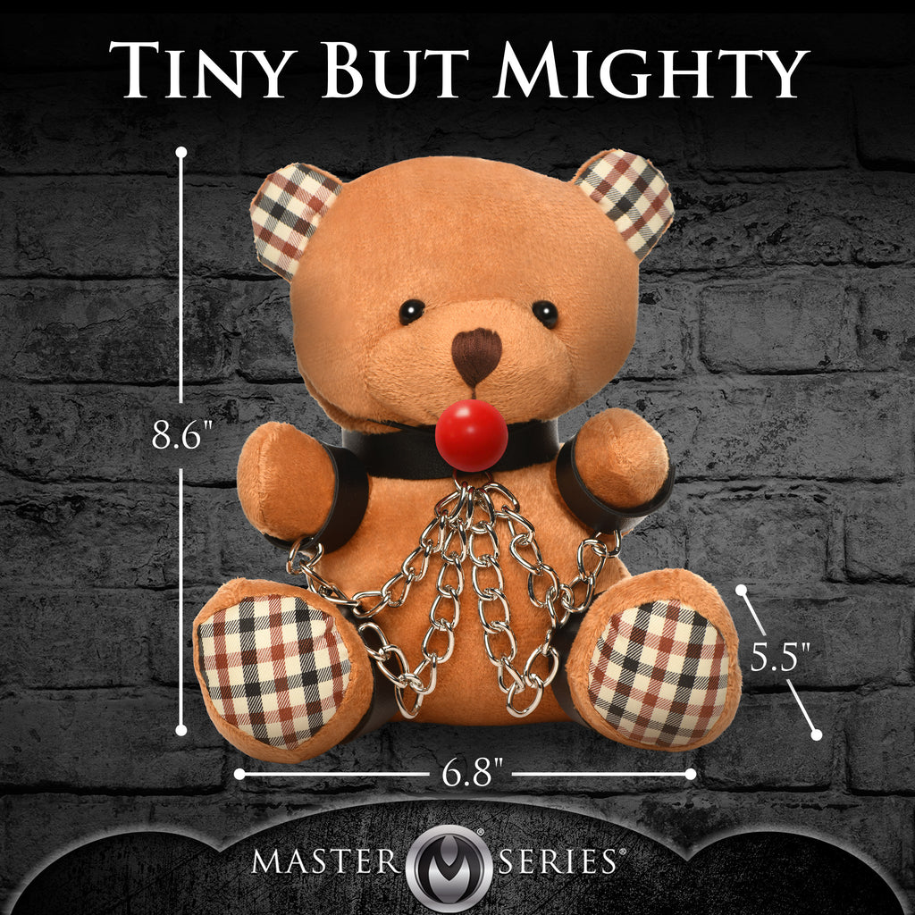 Master Series Gagged Bondage Teddy Bear Brown