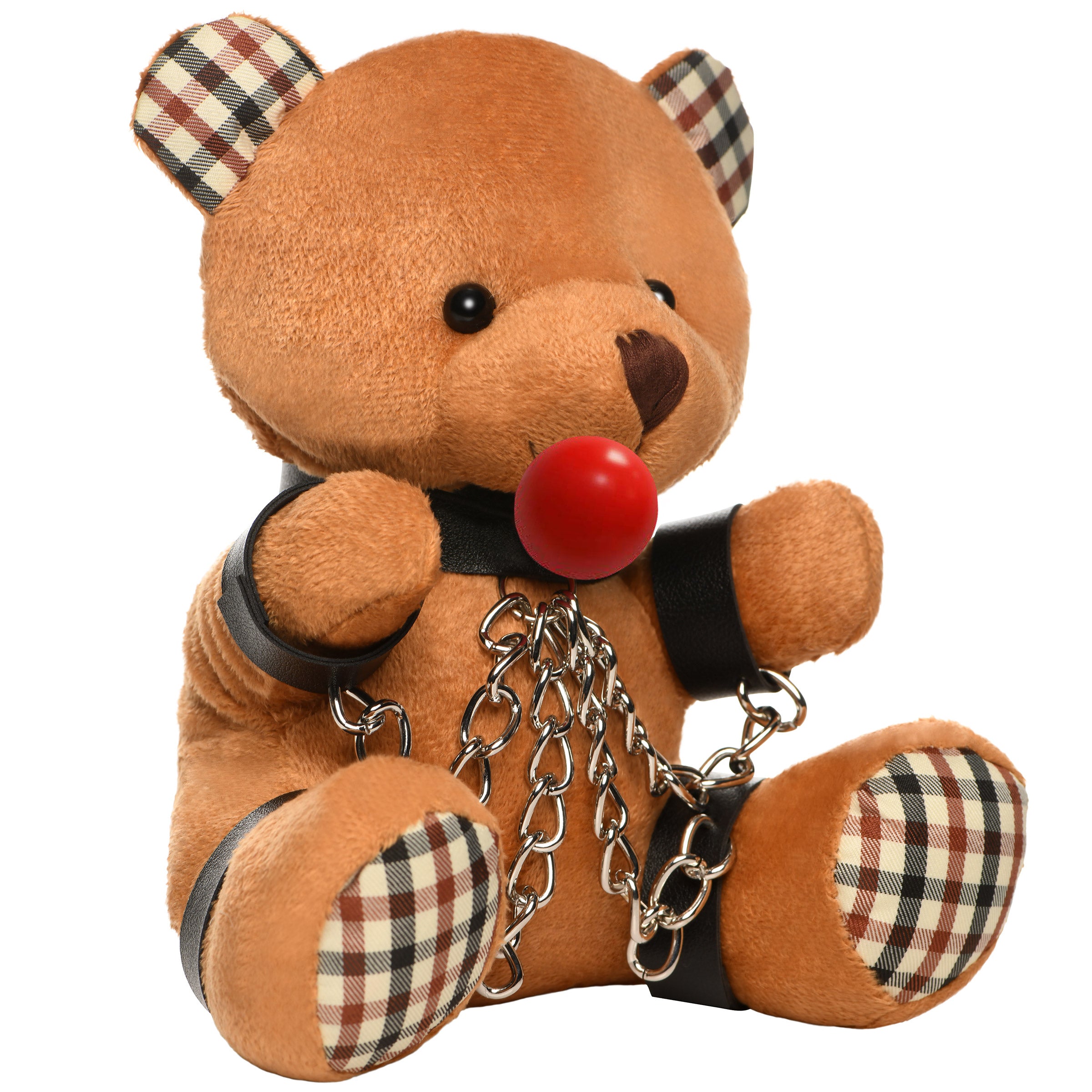 Master Series Gagged Bondage Teddy Bear Brown