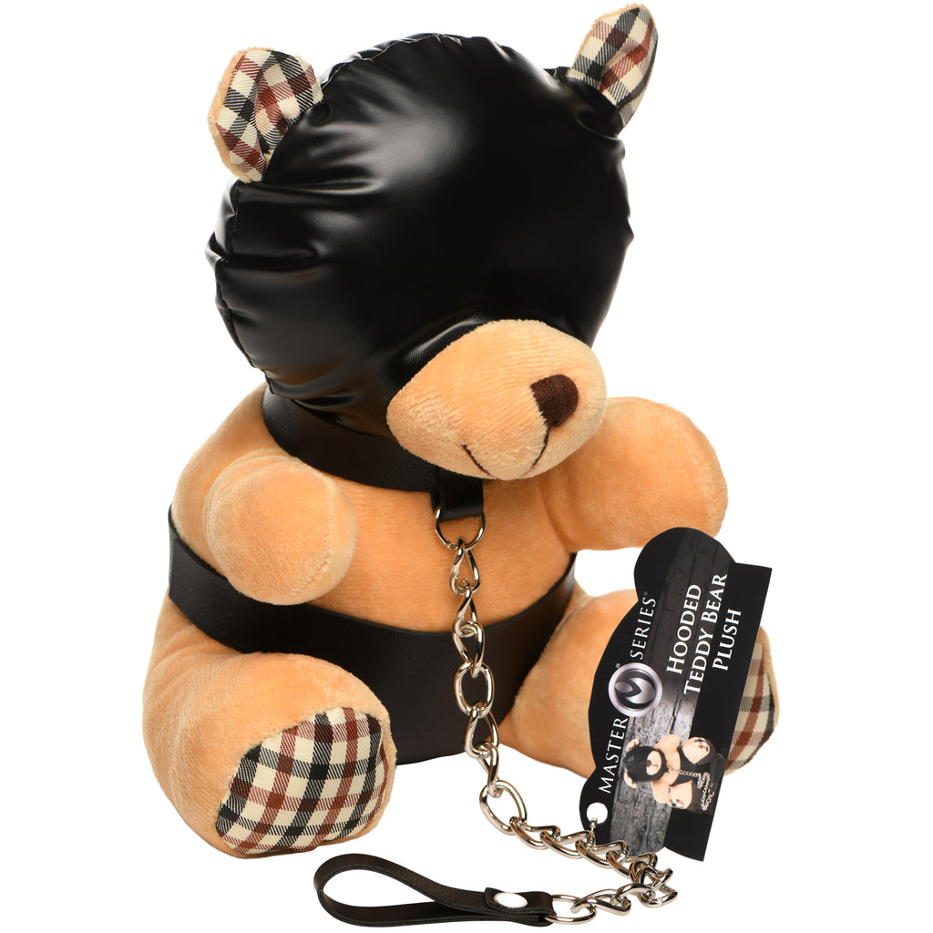 Master Series Hooded Bondage Teddy Bear Brown