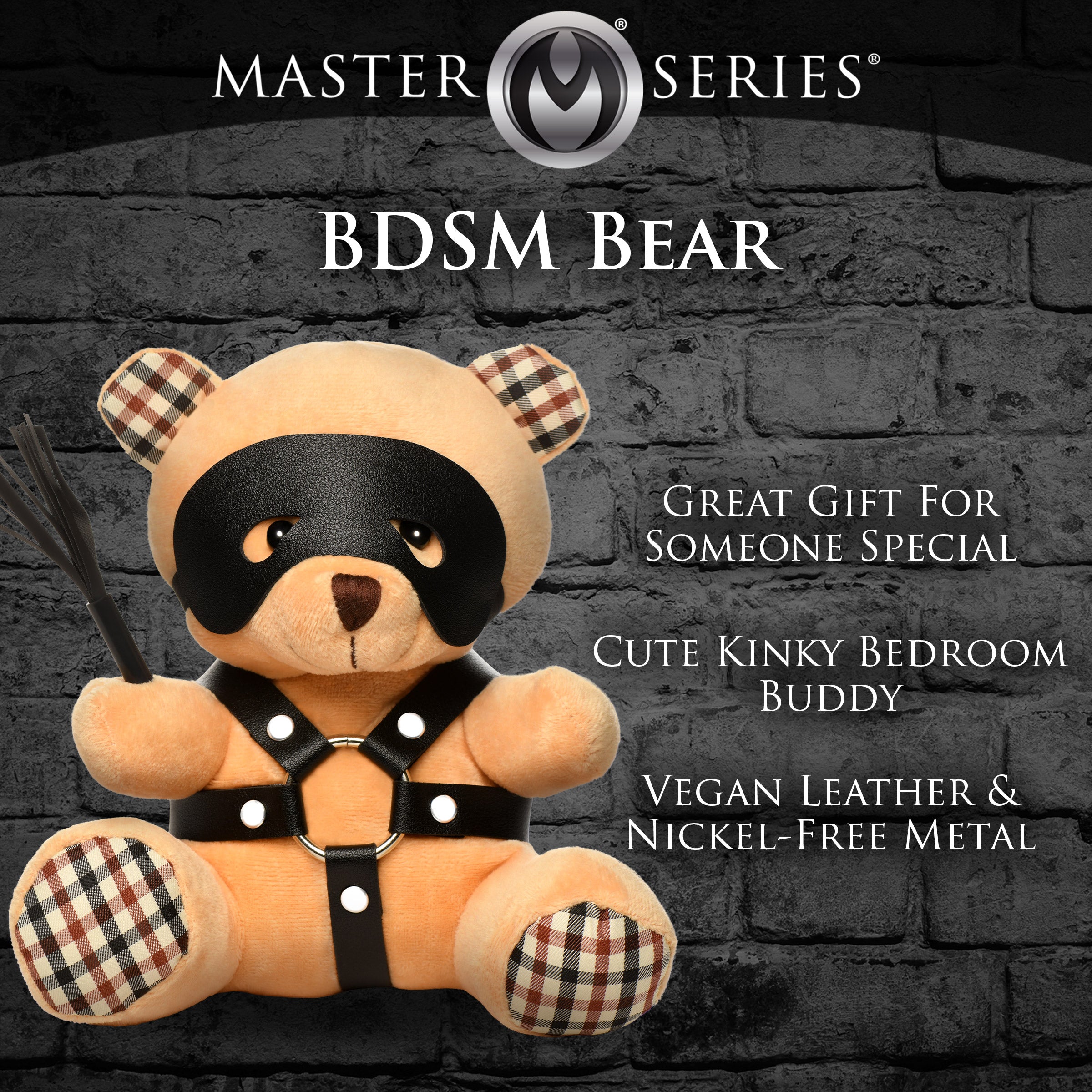Master Series BDSM Teddy Bear Brown