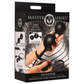 Master Series Ass Rattler Weighted Inflatable Silicone Anal Plug Black