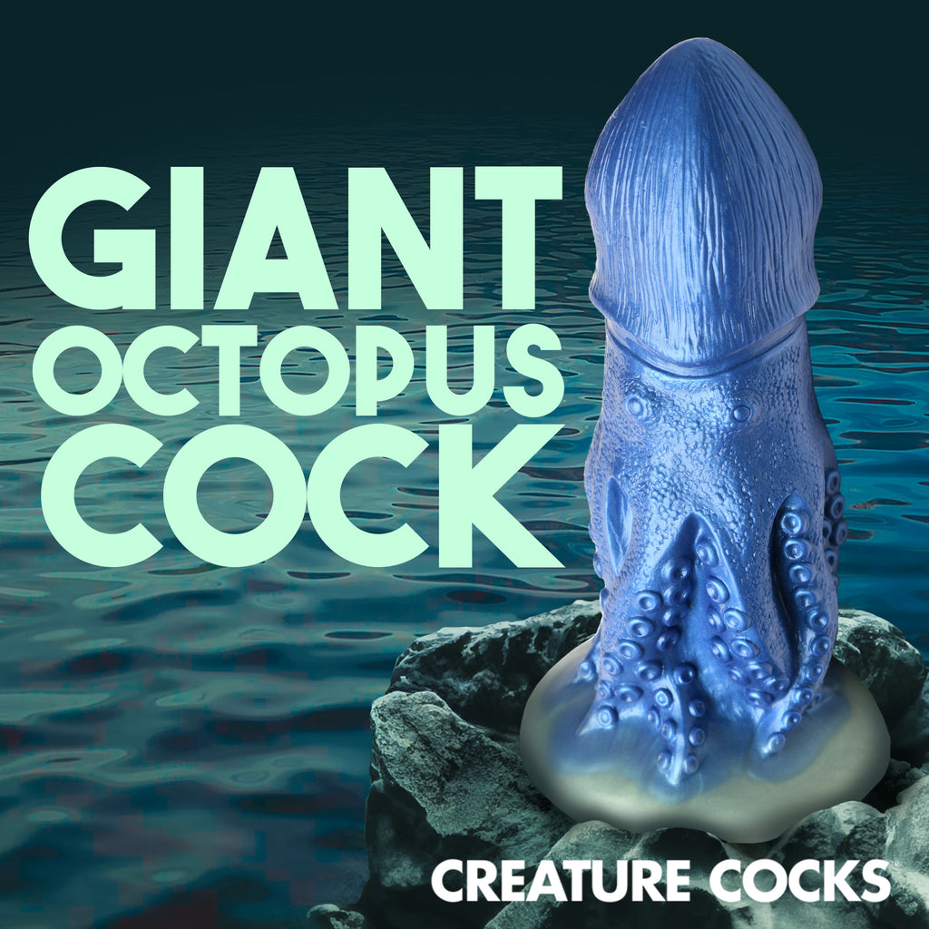 Creature Cocks Cocktopus Octopus Silicone Dildo Blue