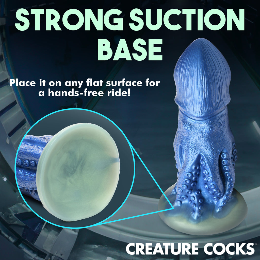 Creature Cocks Cocktopus Octopus Silicone Dildo Blue