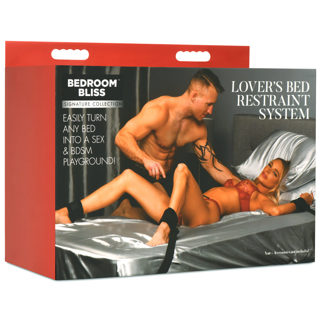 Bedroom Bliss Signature Collection Lover's Bed Restraint System Black