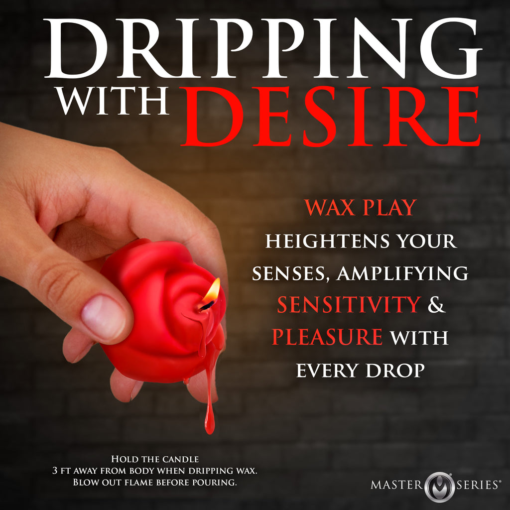 Master Series Fire Garden 3pc Rose Candle Set Multi