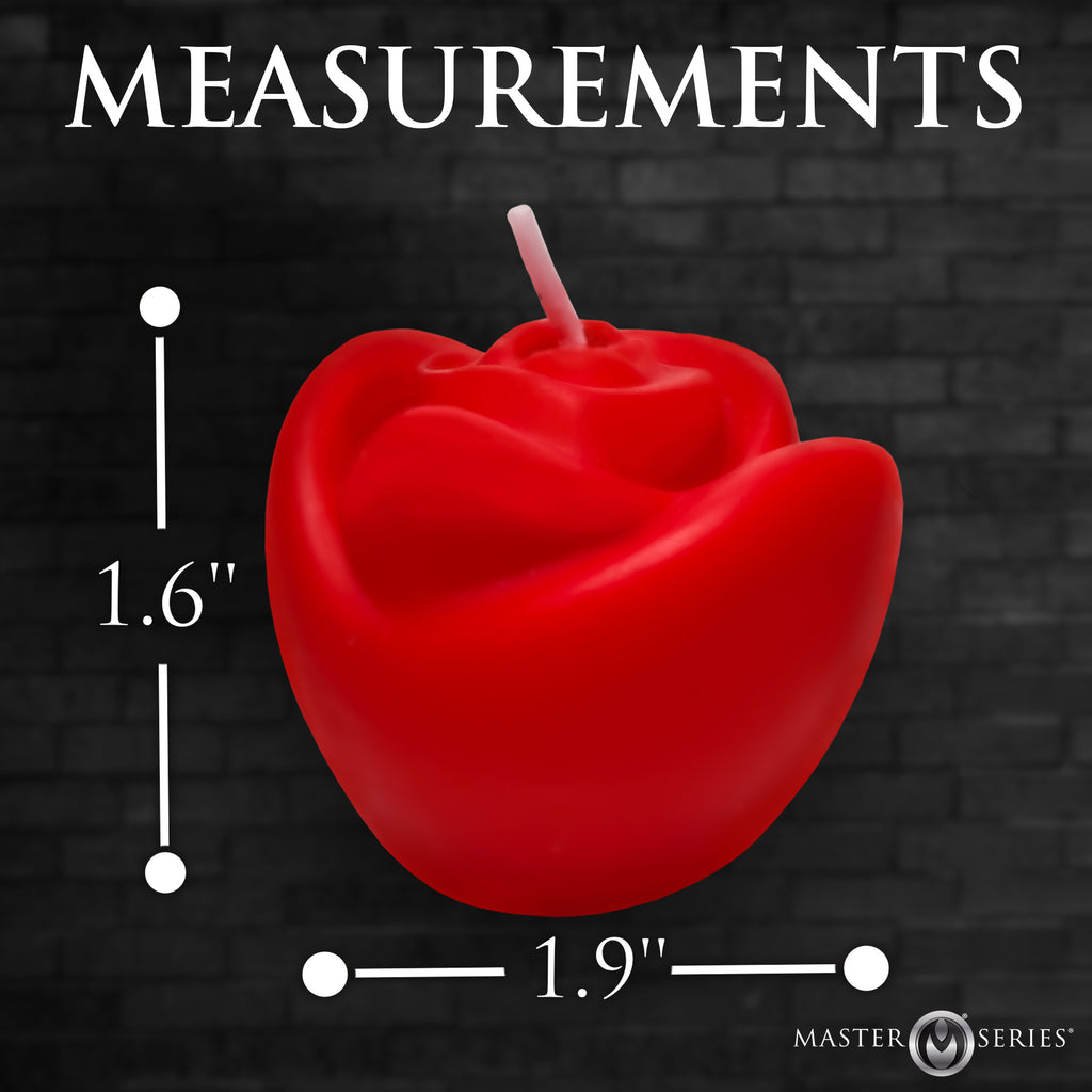 Master Series Fire Garden 3pc Rose Candle Set Multi