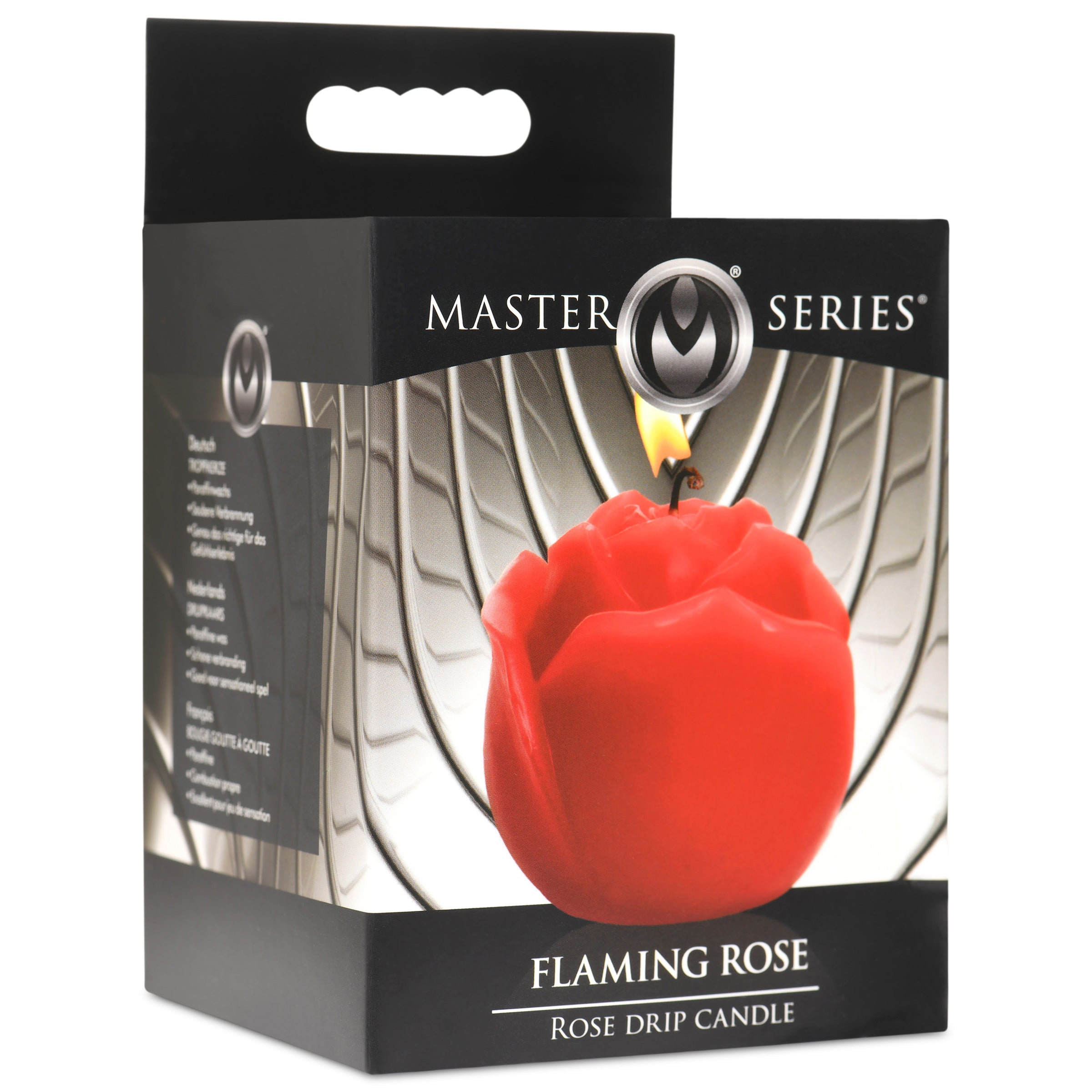 Master Series Flaming Rose Drip Candle Red