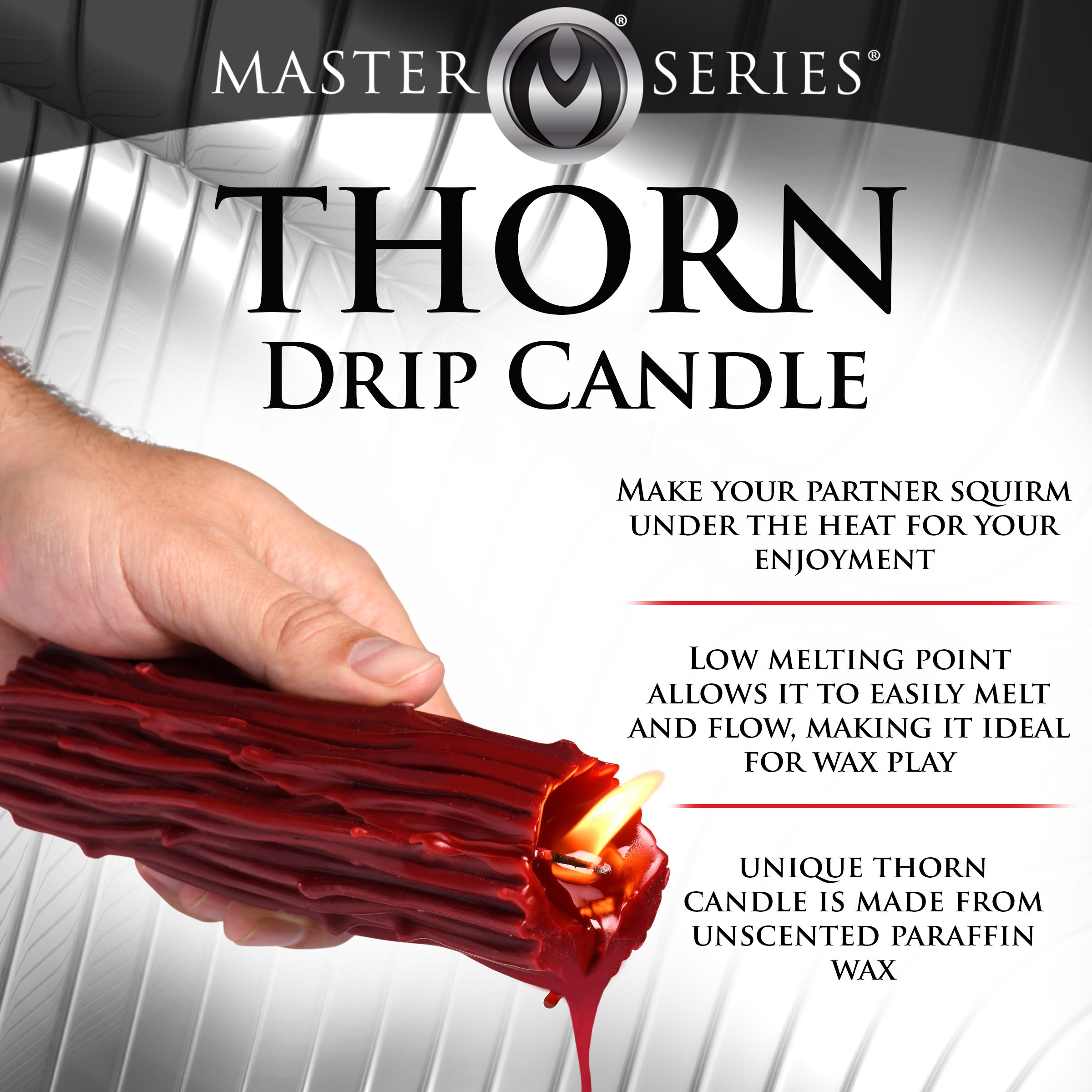 Master Series Thorn Drip Candle Red