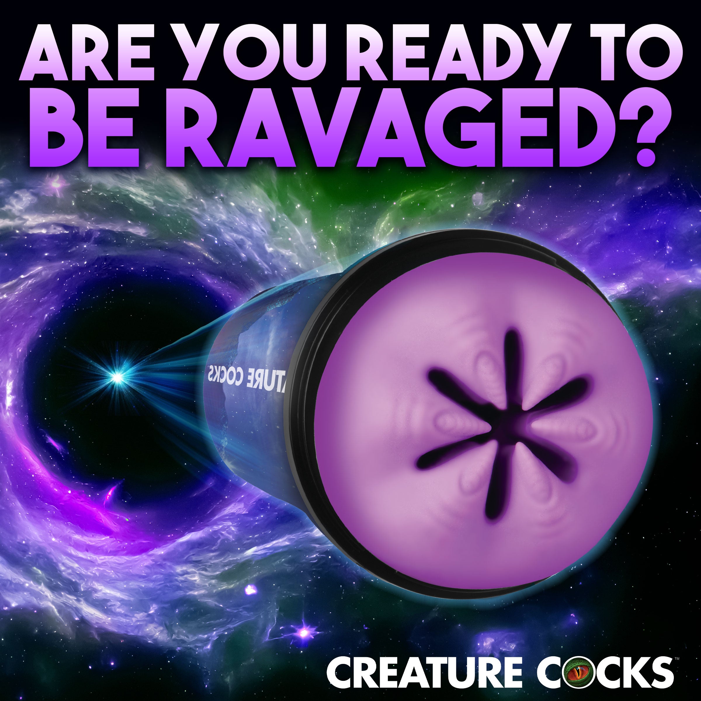 Creature Cocks Wormhole Alien Stroker Purple