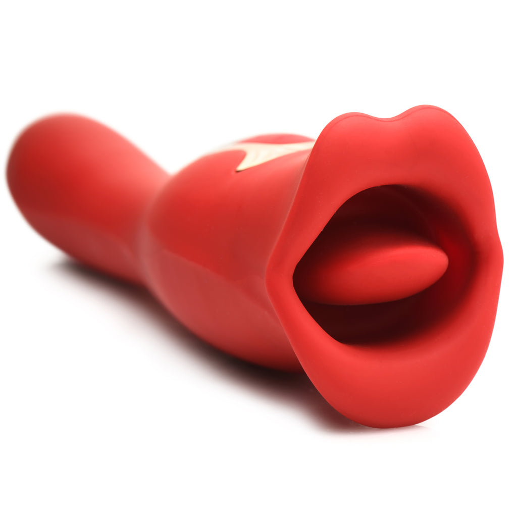 Lickgasm Kiss and Tell Pro Dual-ended Kissing Vibrator Red