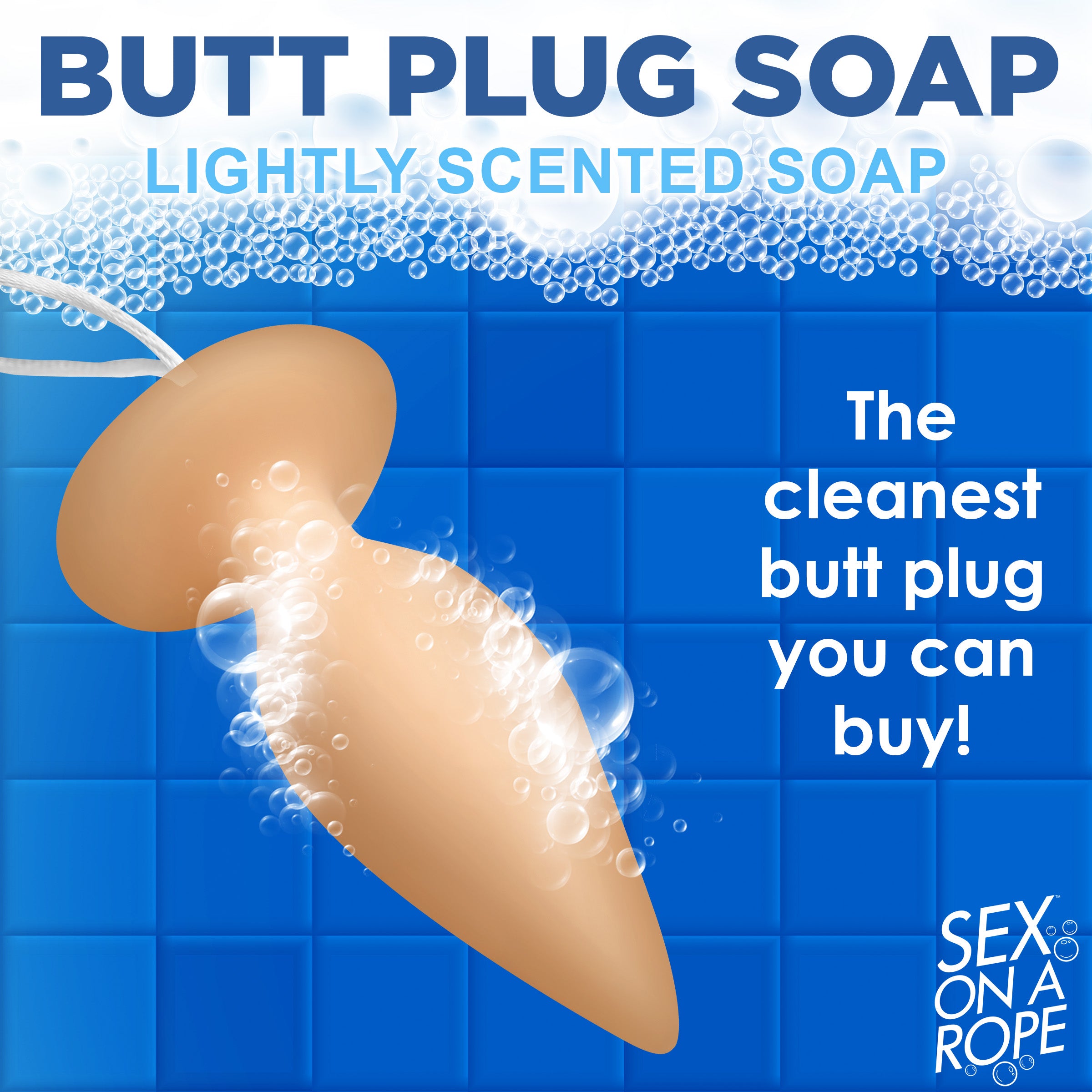 Sex On A Rope Butt Plug Soap On A Rope Flesh