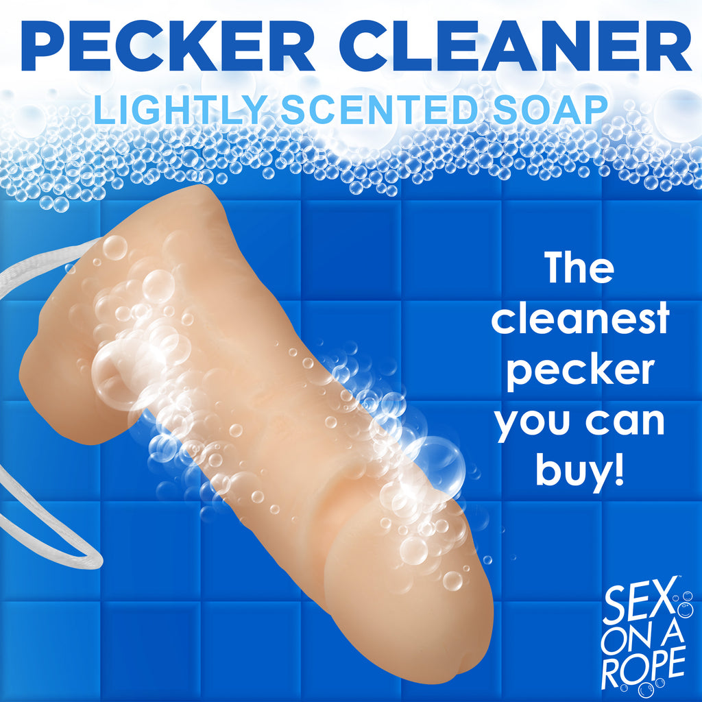 Sex On A Rope Pecker Cleaner Soap On A Rope Flesh