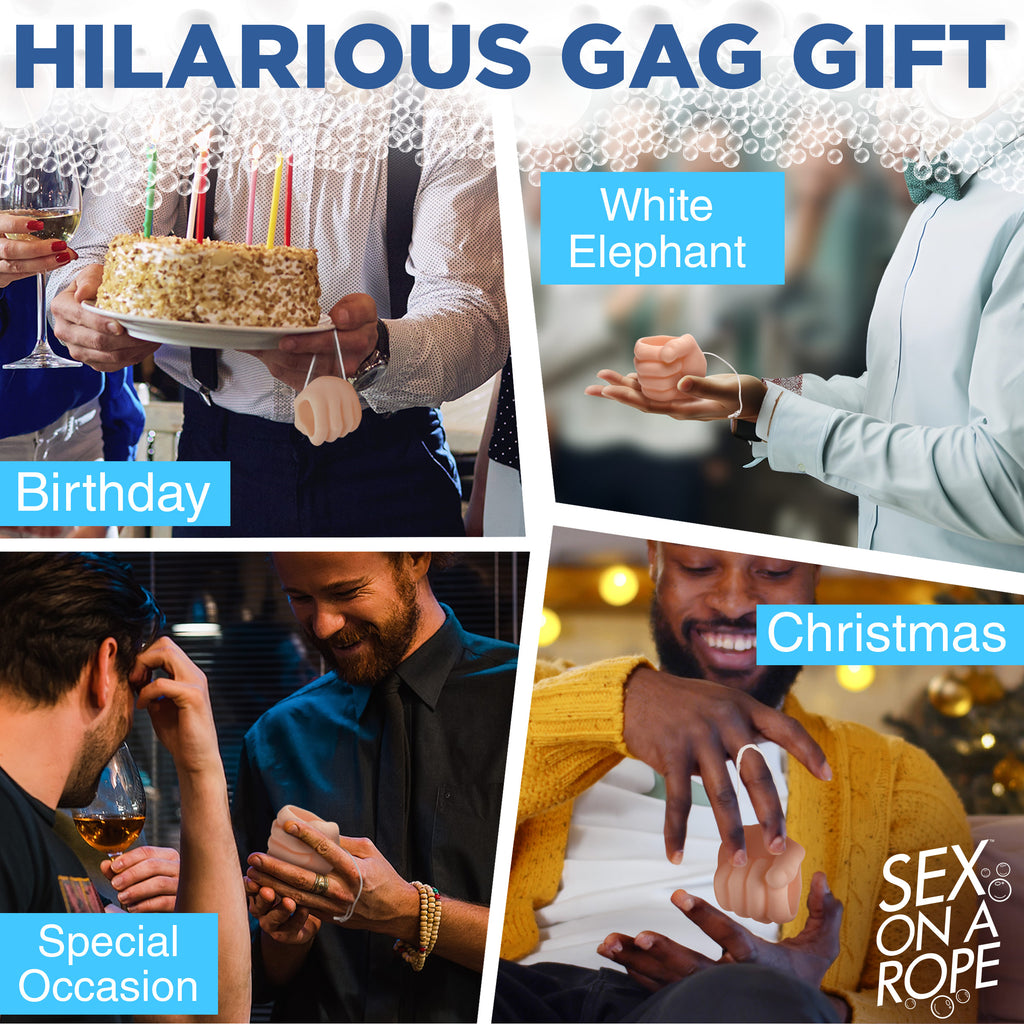 Sex On A Rope Tug N Scrub Soap On A Rope Flesh