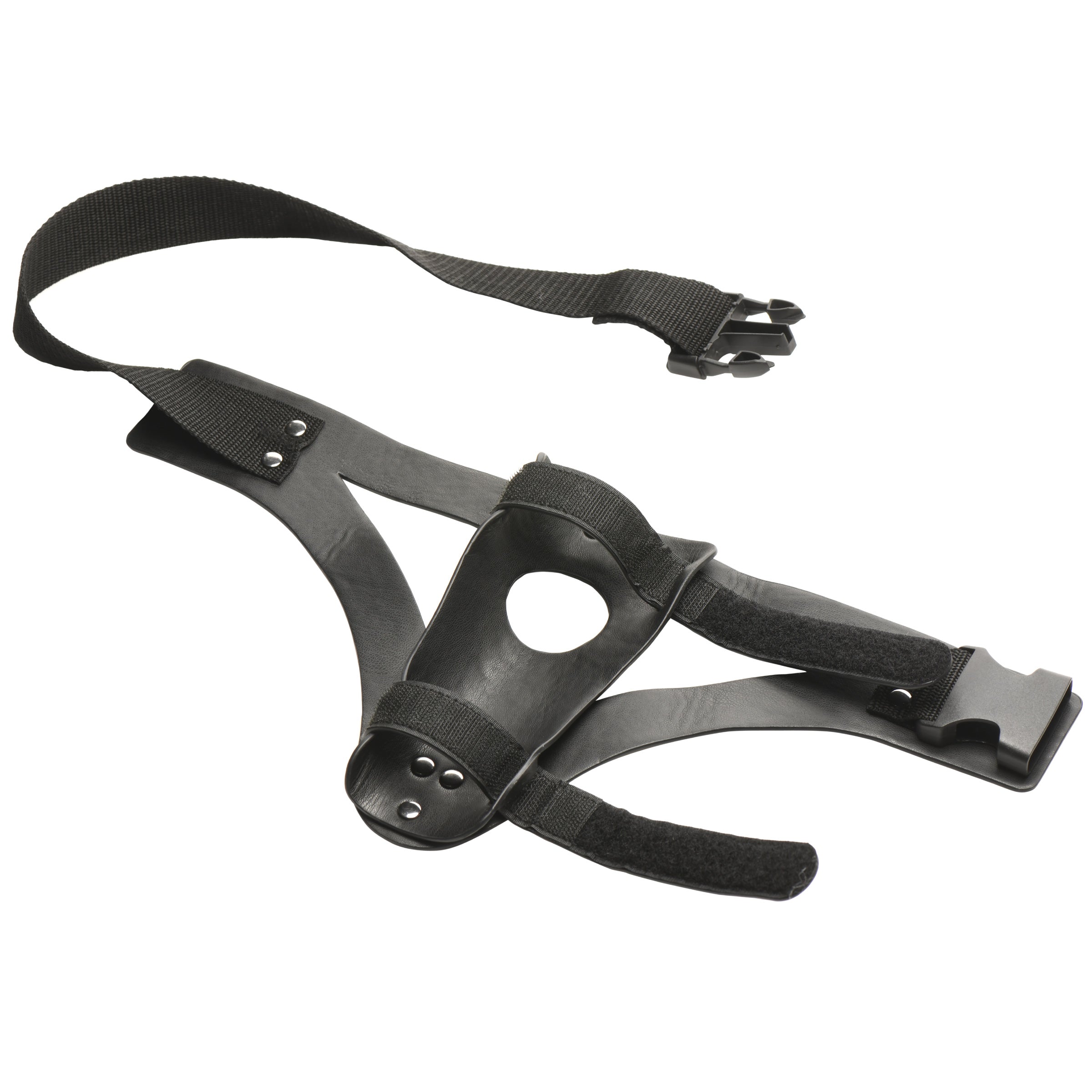 Master Series Thunder Strap Wand Thigh Harness Black