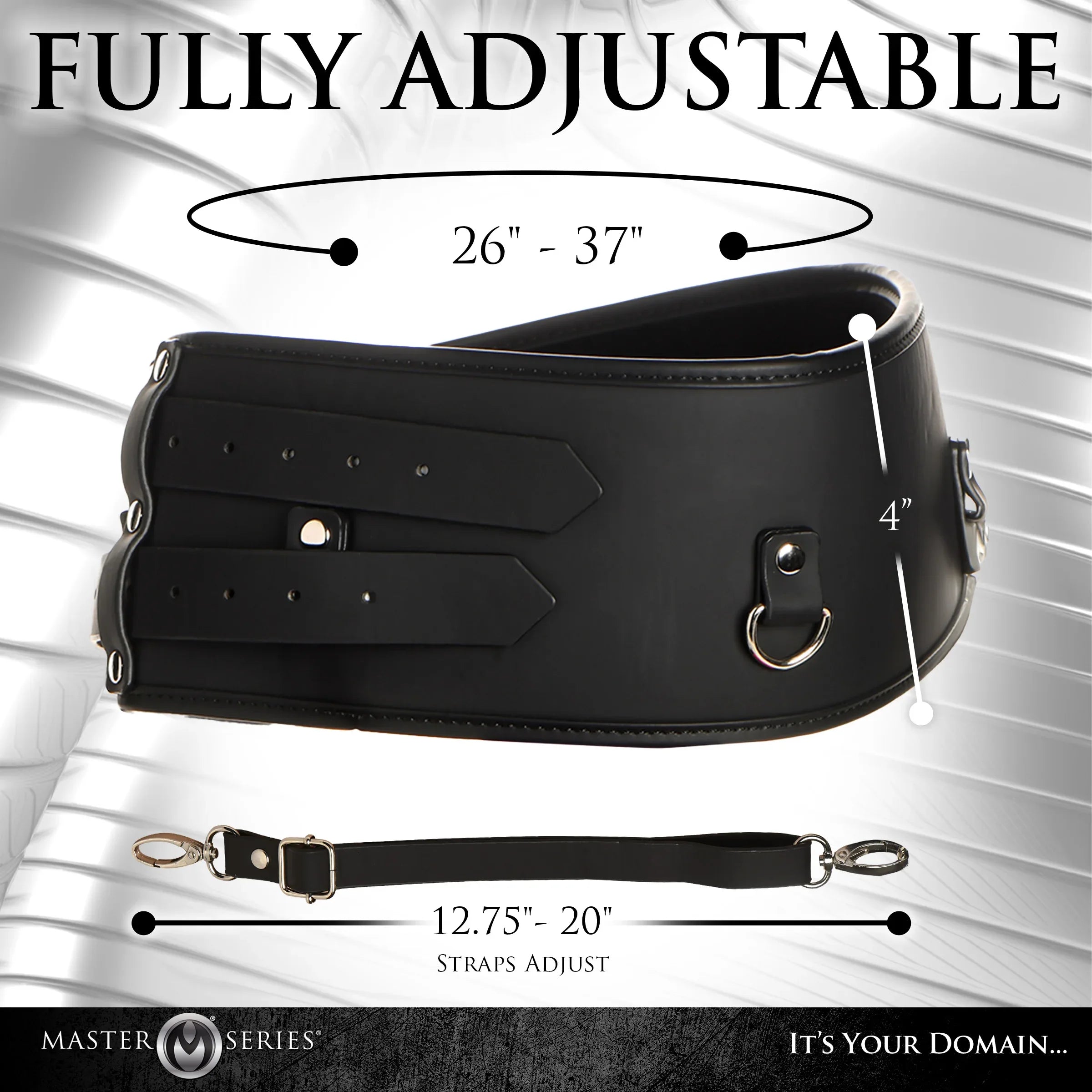 Master Series Forced Orgasm Belt with Saddle Straps - IntimaVibes